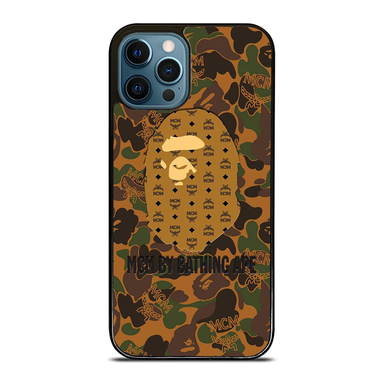 MCM BY BATHING APE CAMO iPhone 12 Pro Max Case Cover